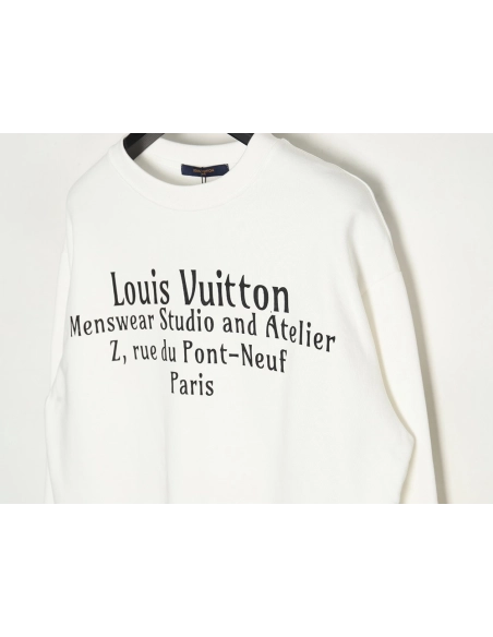 Louis vuitton limited edition slogan V letter sweatshirt,Cheap Replica Reps Louis Vuitton