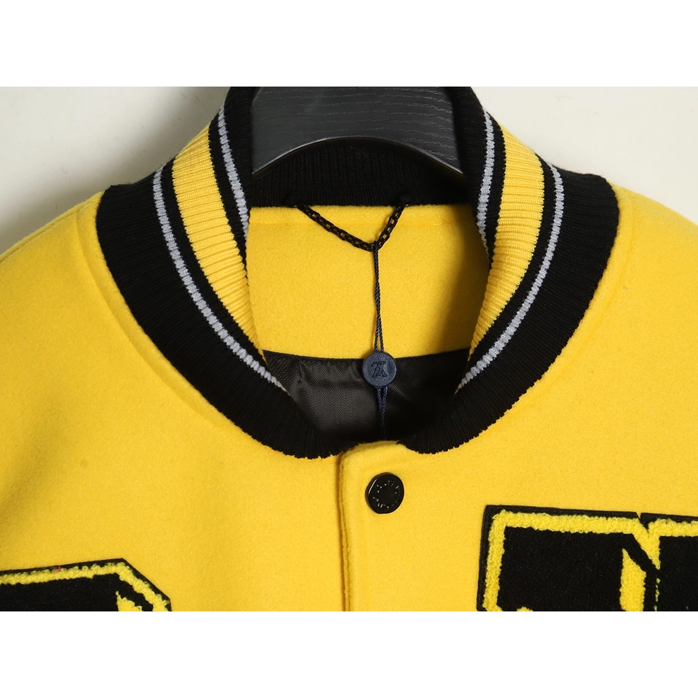 Louis vuitton baseball jacket with lettering logo TSK3,Cheap Replica Reps Louis Vuitton