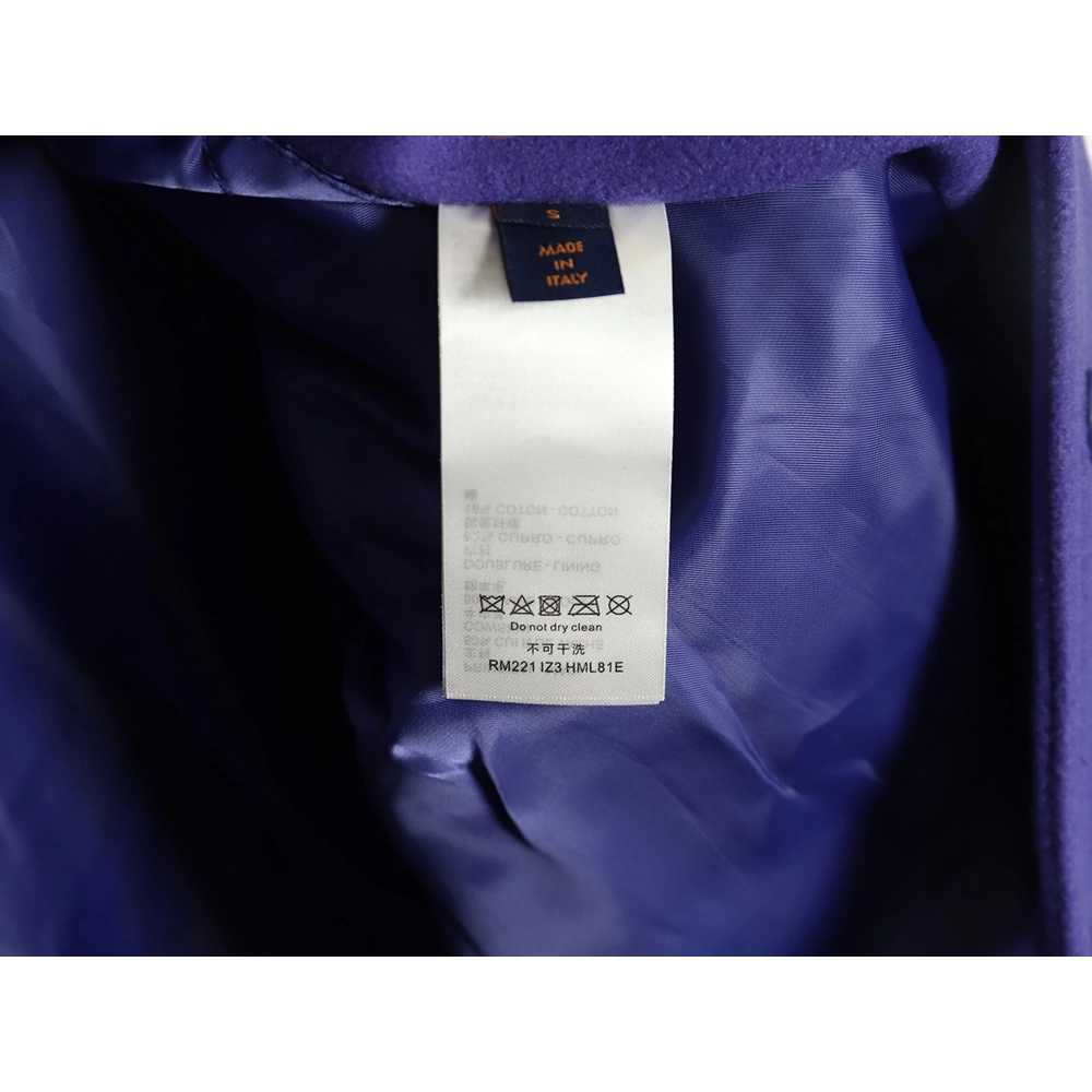 Louis vuitton baseball jacket with lettering logo TSK2,Cheap Replica Reps Louis Vuitton