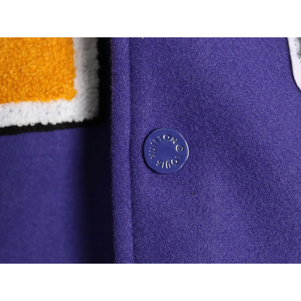 Louis vuitton baseball jacket with lettering logo TSK2,Cheap Replica Reps Louis Vuitton