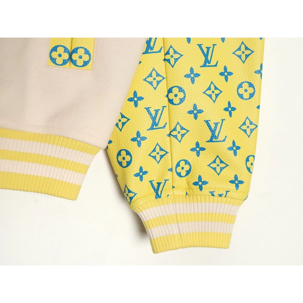 Louis vuitton baseball jacket with lettering logo TSK1,Cheap Replica Reps Louis Vuitton