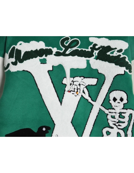 Louis vuitton The Wizard of Oz wool and leather baseball jacket,Cheap Replica Reps Louis Vuitton