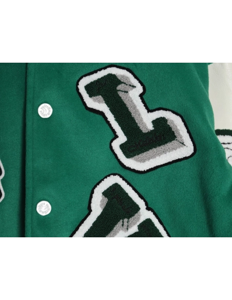 Louis vuitton The Wizard of Oz wool and leather baseball jacket,Cheap Replica Reps Louis Vuitton