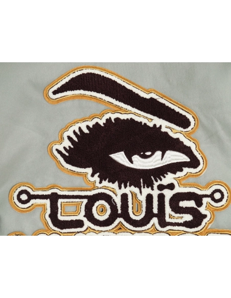 Louis vuitton devils eye geometric heavy embroidery baseball jacket,Cheap Replica Reps Louis Vuitton