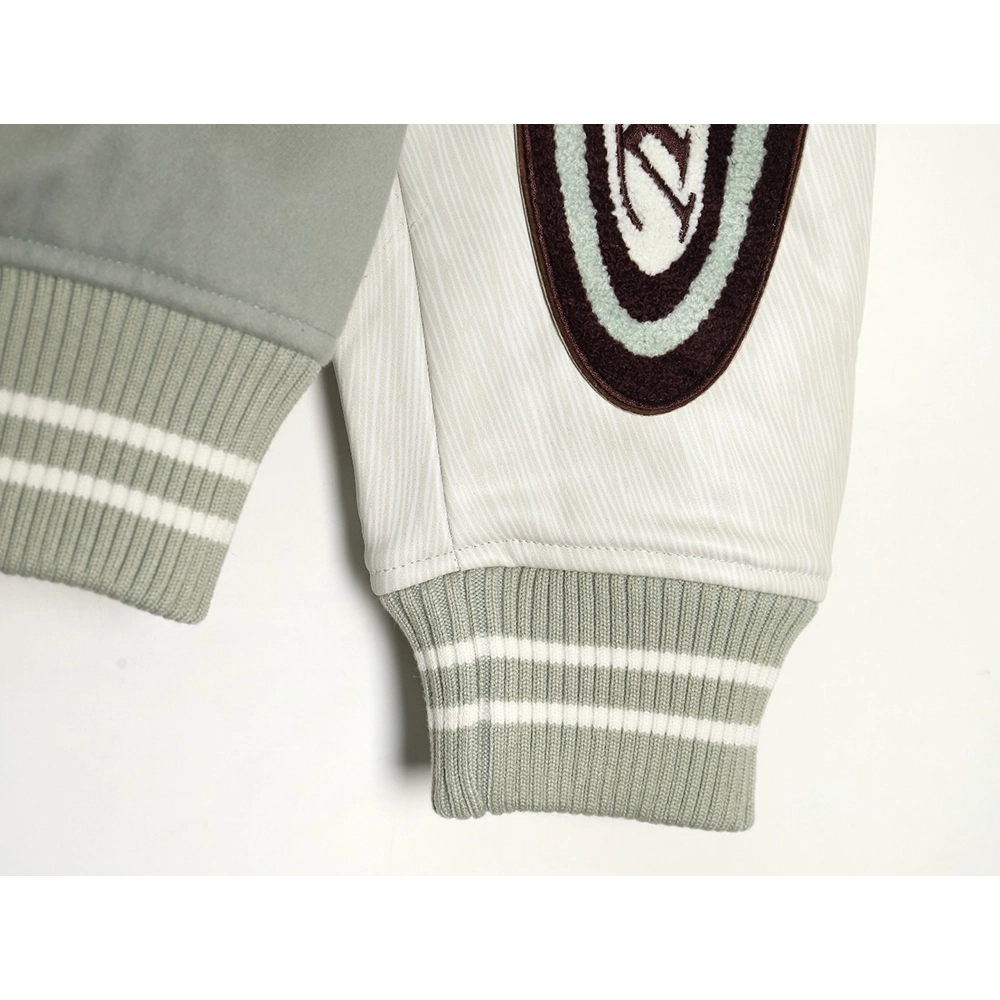 Louis vuitton devils eye geometric heavy embroidery baseball jacket,Cheap Replica Reps Louis Vuitton