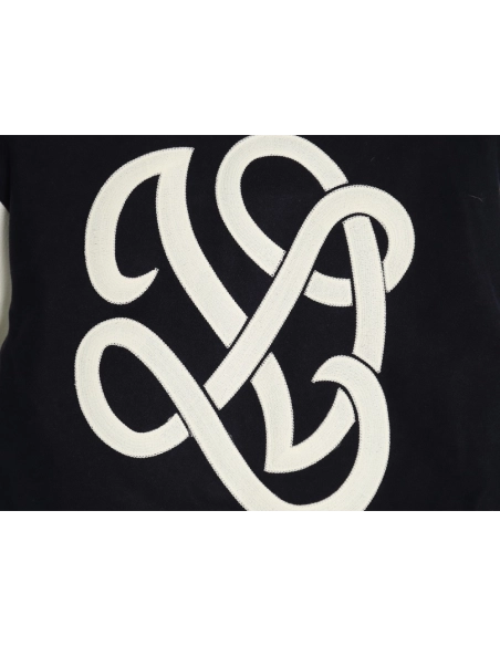 Louis Vuitton conch embroidered logo baseball jacket SXL,Cheap Replica Reps Louis Vuitton