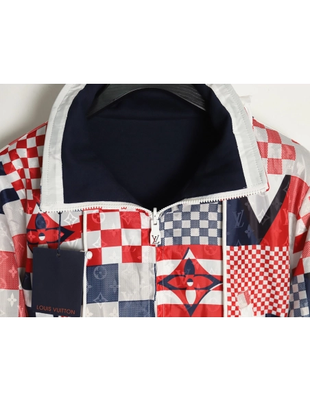 Louis Vuitton Reversible Long Sleeve Jacket,Cheap Replica Reps Louis Vuitton