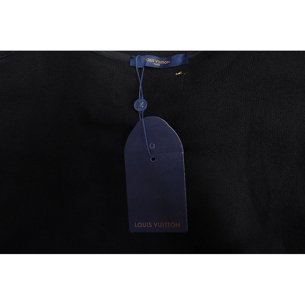 Louis Vuitton lettering shoe print crewneck sweatshirt,Cheap Replica Reps Louis Vuitton