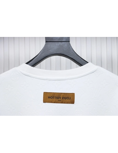 Louis Vuitton Checkerboard Crew Neck Sweatshirt TSK1,Cheap Replica Reps Louis Vuitton