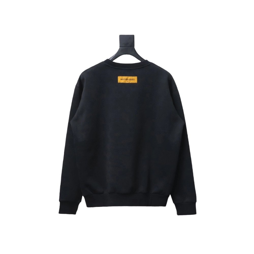 Louis Vuitton Checkerboard Crew Neck Sweatshirt,Cheap Replica Reps Louis Vuitton