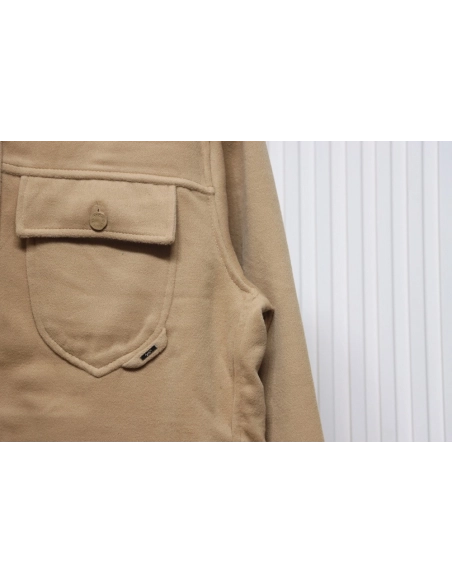 Louis Vuitton Doublefaced cashmere khaki jacket,Cheap Replica Reps Louis Vuitton