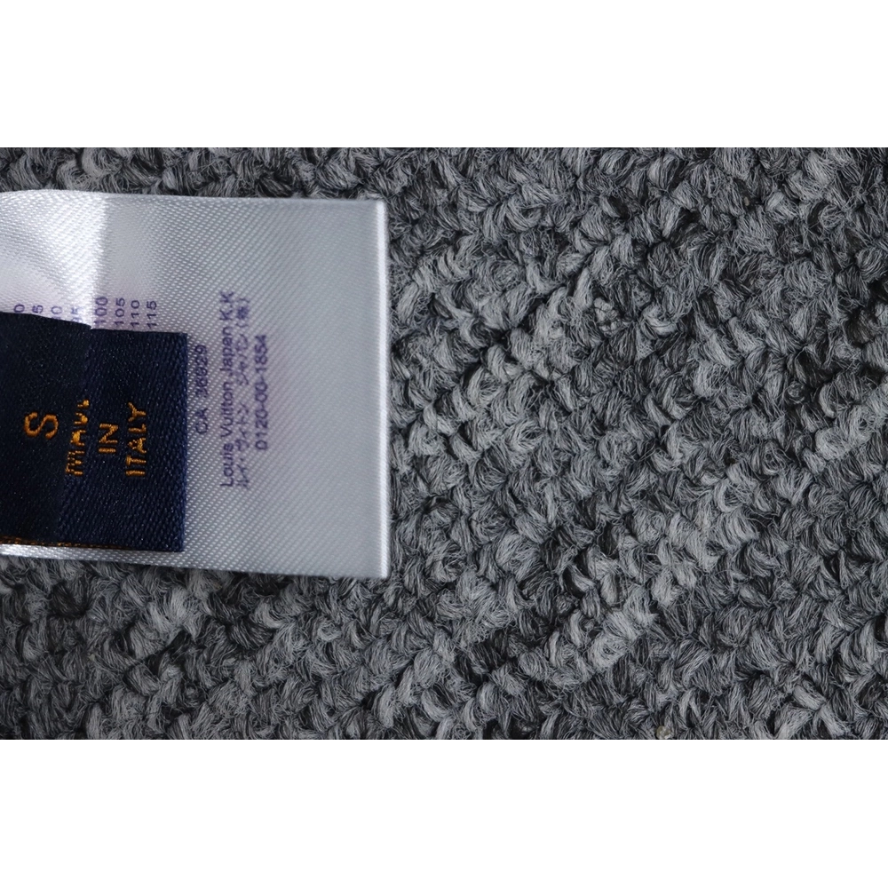 Louis Vuitton Nigo Grey Raglan Sleeve Crewneck Sweatshirt,Cheap Replica Reps Louis Vuitton