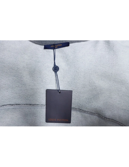 Louis Vuitton Nigo Grey Raglan Sleeve Crewneck Sweatshirt,Cheap Replica Reps Louis Vuitton