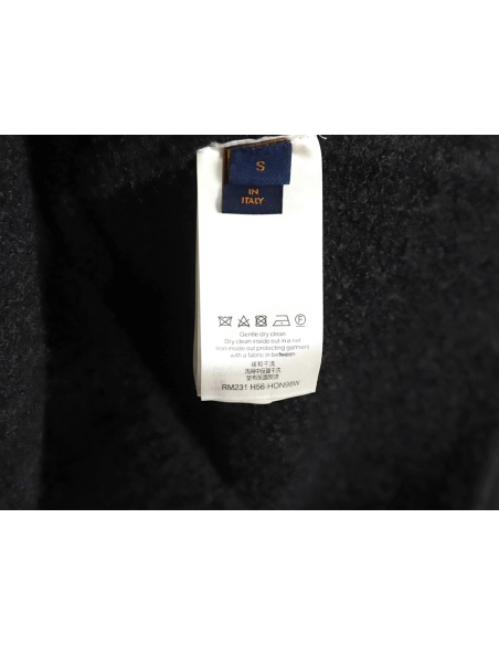 Louis Vuitton Logo Knit Crewneck Sweater TSK1,Cheap Replica Reps Louis Vuitton