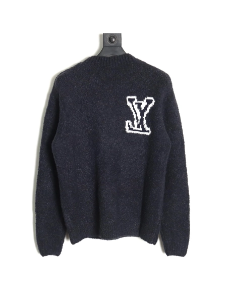 Louis Vuitton Logo Knit Crewneck Sweater,Cheap Replica Reps Louis Vuitton