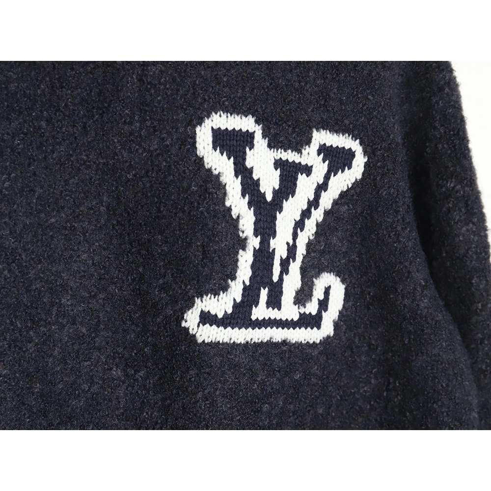 Louis Vuitton Logo Knit Crewneck Sweater,Cheap Replica Reps Louis Vuitton