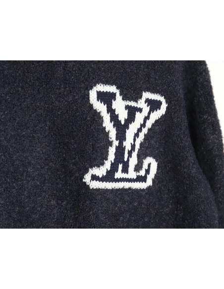 Louis Vuitton Logo Knit Crewneck Sweater,Cheap Replica Reps Louis Vuitton