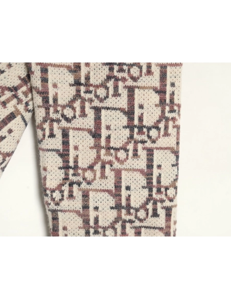 Dior monogram jacquard crew neck sweater,Cheap Replica Reps Dior