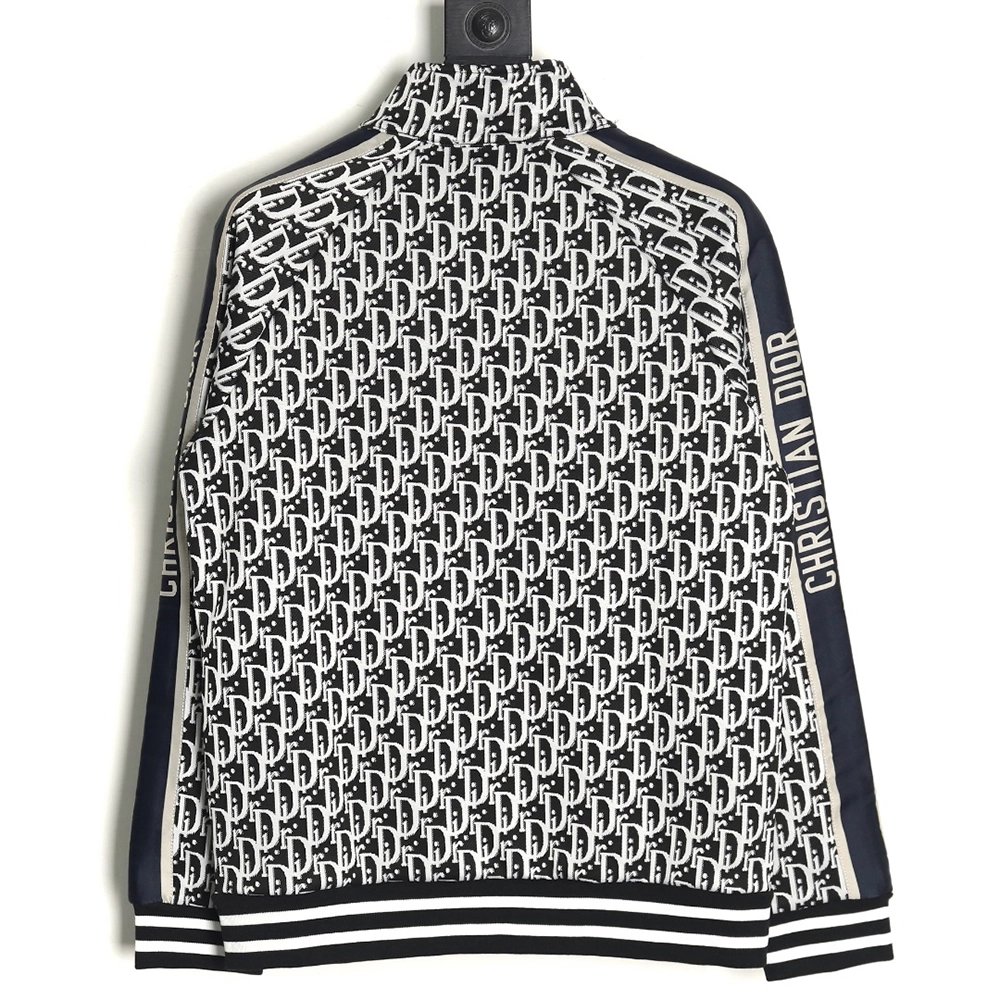 Dior allover jacquard side webbing jacket set (black),Cheap Replica Reps Dior