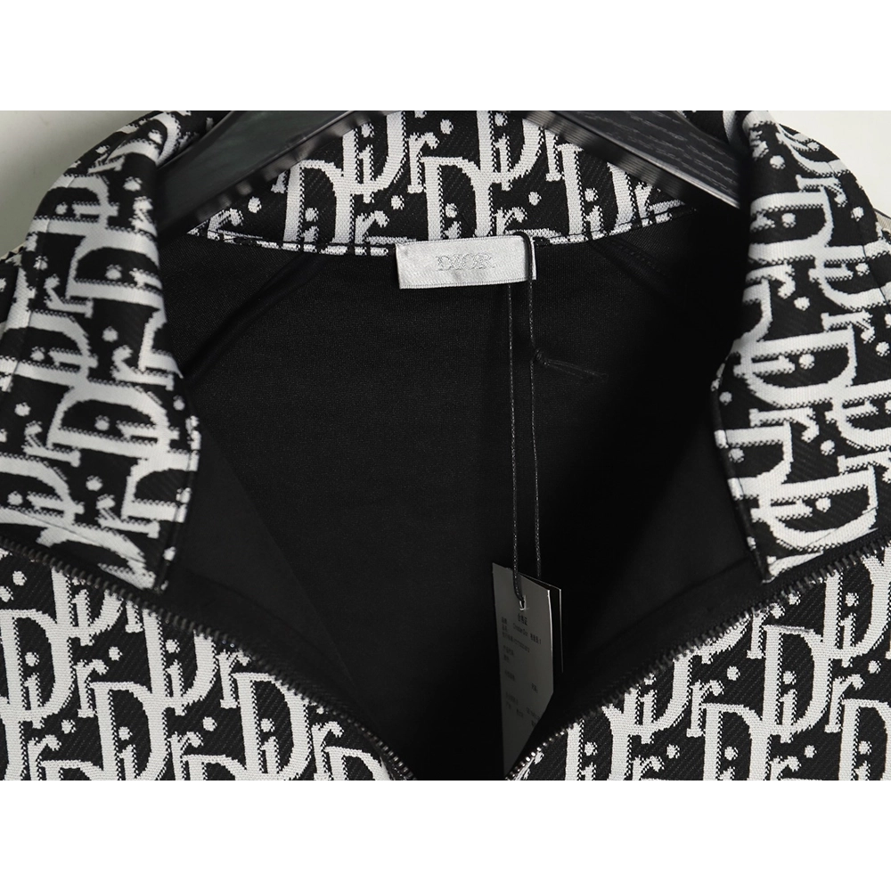 Dior allover jacquard side webbing jacket set (black),Cheap Replica Reps Dior