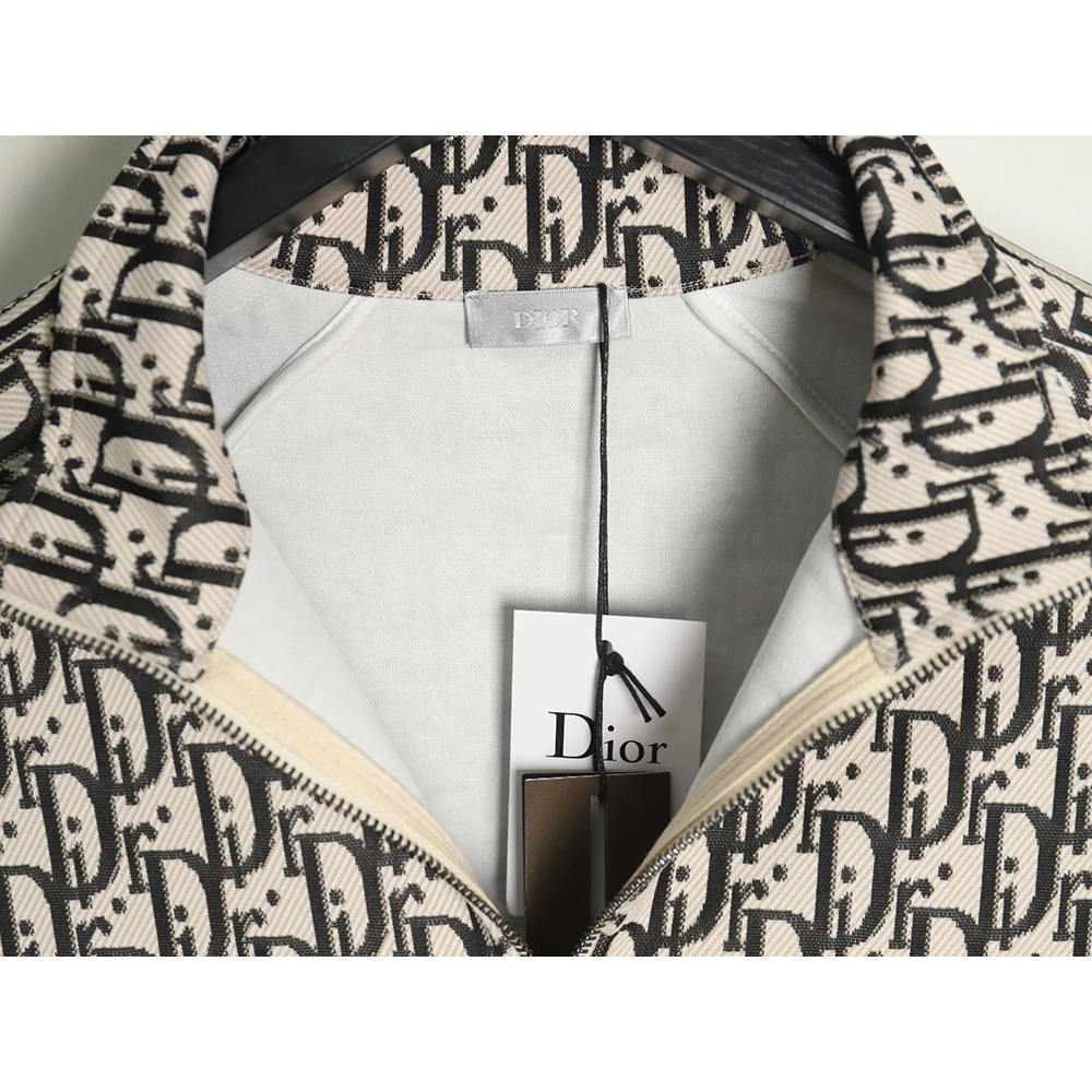Dior allover jacquard side webbing jacket set (apricot),Cheap Replica Reps Dior