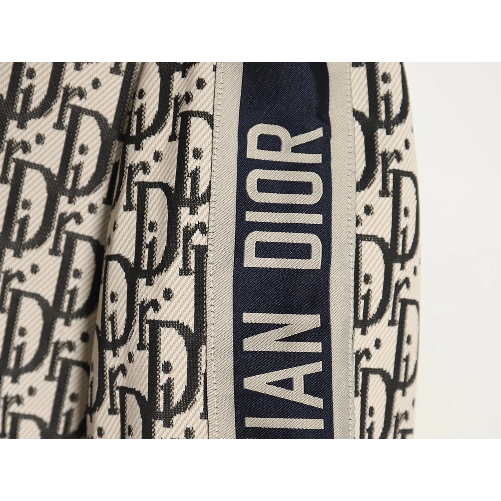 Dior allover jacquard side webbing jacket set (apricot),Cheap Replica Reps Dior