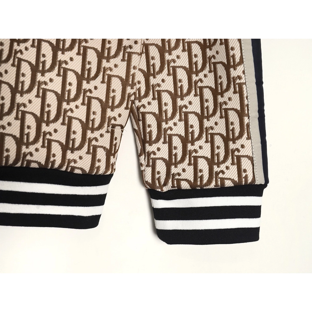 Dior allover jacquard side webbing jacket set (beige),Cheap Replica Reps Dior