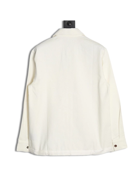 Dior Logo embroidered zipup denim jacket,Cheap Replica Reps Dior