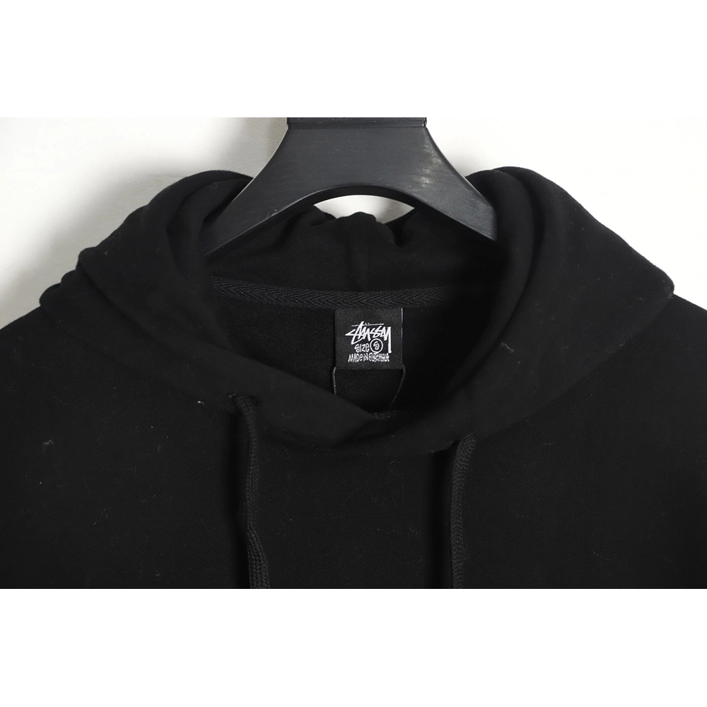 Stussy Logo Embroidered Hoodie TSK1,Cheap Replica Reps Stussy