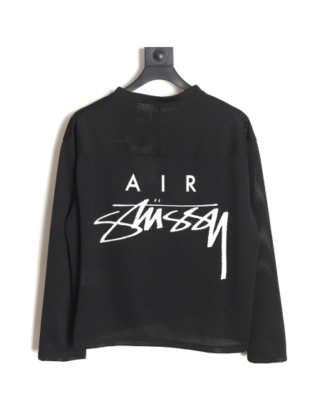 Stussy x Nike joint mesh longsleeved Tshirt TSK1,Cheap Replica Reps Stussy