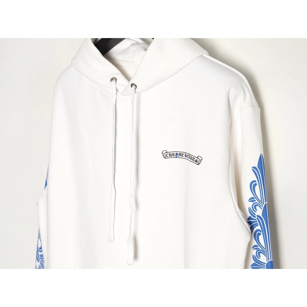 Chrome Hearts RollingStone Autumn and Winter Joint Big Tongue Hooded Sweatshirt,Cheap Replica Reps Chrome Hearts