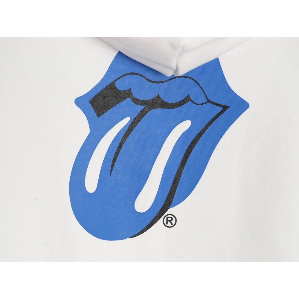 Chrome Hearts RollingStone Autumn and Winter Joint Big Tongue Hooded Sweatshirt,Cheap Replica Reps Chrome Hearts