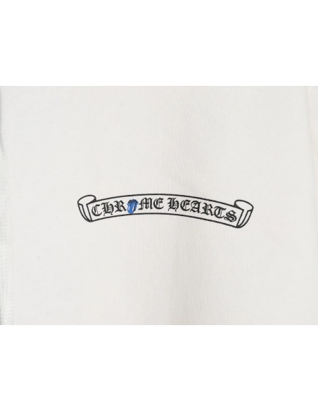 Chrome Hearts RollingStone Autumn and Winter Joint Big Tongue Hooded Sweatshirt,Cheap Replica Reps Chrome Hearts