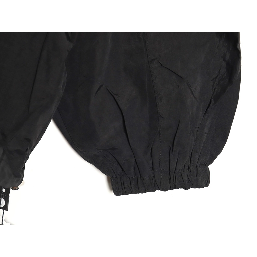 Chrome Hearts diagonal zip horseshoe print trench coat,Cheap Replica Reps Chrome Hearts