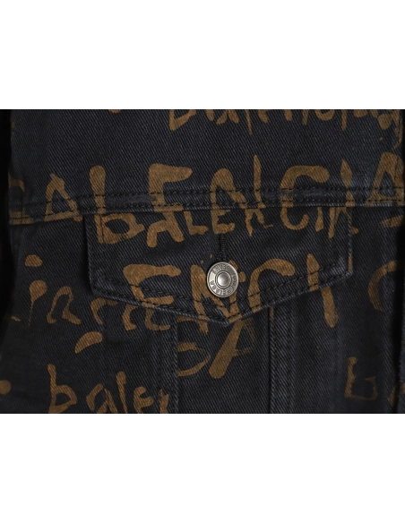 Balenciaga allover printed jacket,Cheap Replica Reps Balenciaga