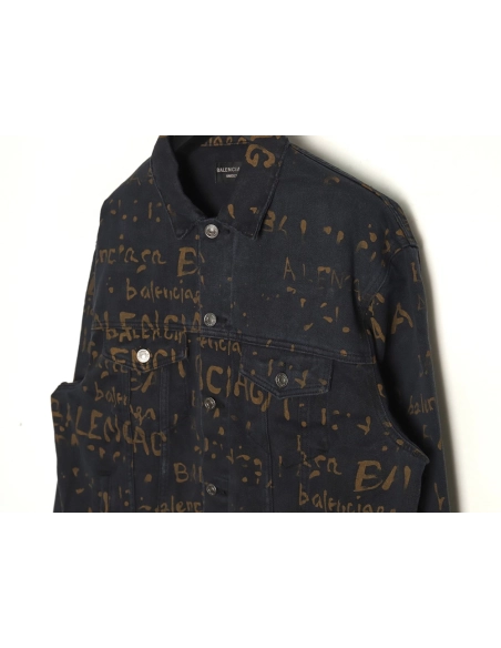 Balenciaga allover printed jacket,Cheap Replica Reps Balenciaga