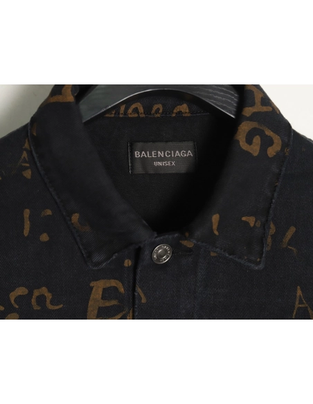 Balenciaga allover printed jacket,Cheap Replica Reps Balenciaga