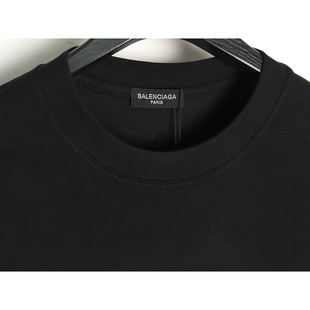Balenciaga mottled old letter logo short sleeve TSK1,Cheap Replica Reps Balenciaga