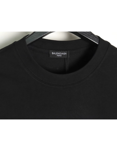 Balenciaga mottled old letter logo short sleeve TSK1,Cheap Replica Reps Balenciaga
