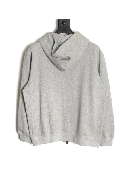 Miu Miu patch embroidered lettering zipup jacket,Cheap Replica Reps Miu Miu