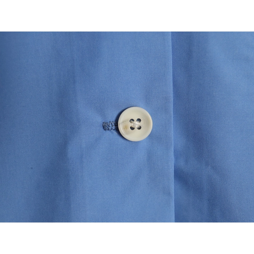 Miu Miu Pocket Lettering Embroidered Poplin Shirt TSK1,Cheap Replica Reps Miu Miu