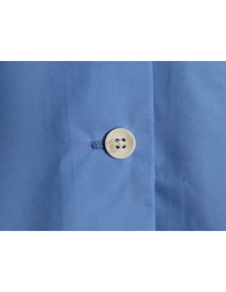 Miu Miu Pocket Lettering Embroidered Poplin Shirt TSK1,Cheap Replica Reps Miu Miu