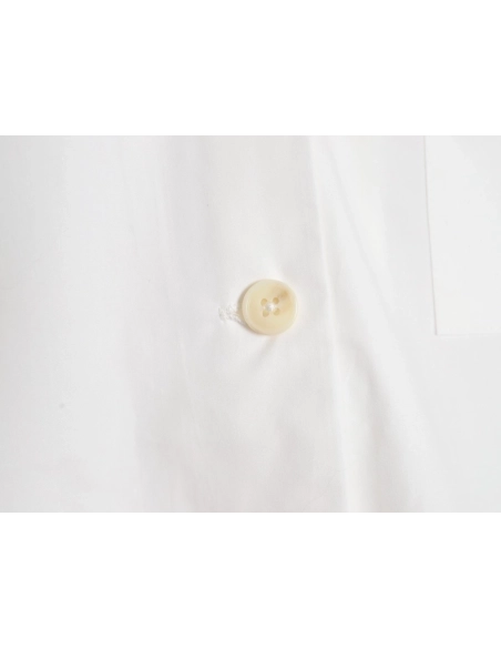 Miu Miu Pocket Lettering Embroidered Poplin Shirt,Cheap Replica Reps Miu Miu