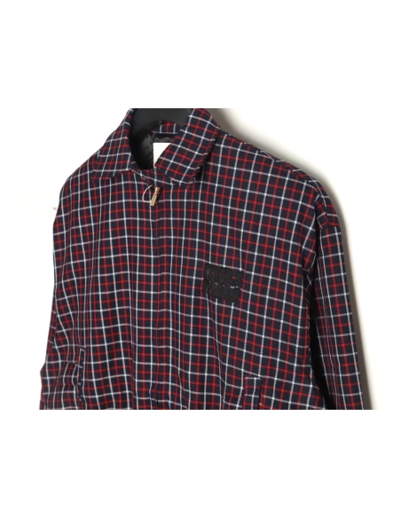 Miu Miu red checked jacket,Cheap Replica Reps Miu Miu