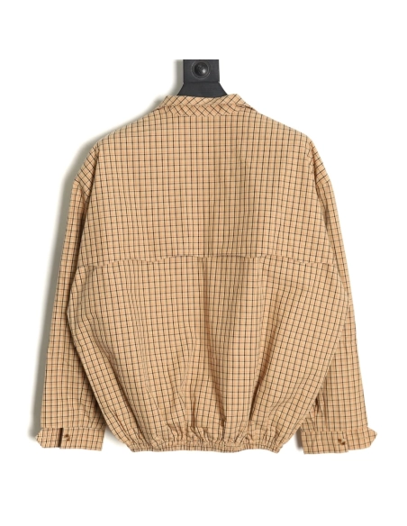 Miu Miu yellow checked jacket,Cheap Replica Reps Miu Miu