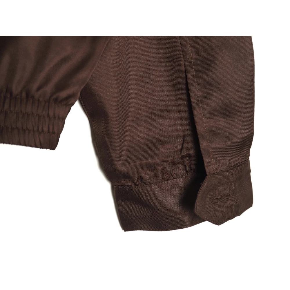 Miu Miu Brown Double Chest Pocket Jacket,Cheap Replica Reps Miu Miu