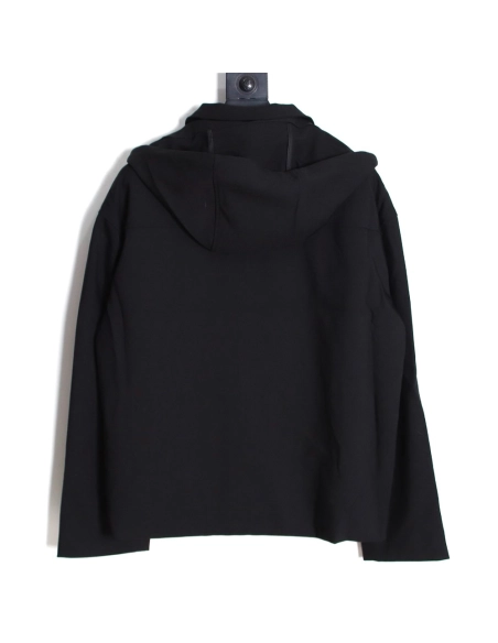 Loewe trench coat with leather patch on chest,Cheap Replica Reps Loewe