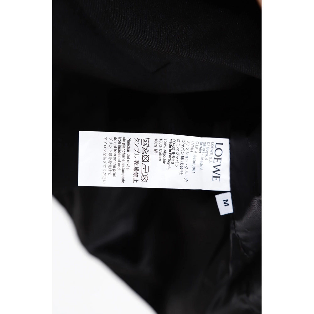 Loewe trench coat with leather patch on chest,Cheap Replica Reps Loewe