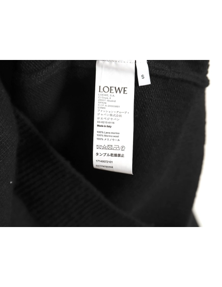 Loewe embroidered logo crew neck sweater TSK1,Cheap Replica Reps Loewe