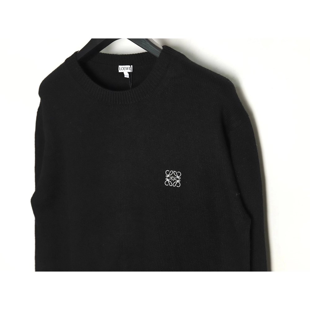 Loewe embroidered logo crew neck sweater TSK1,Cheap Replica Reps Loewe